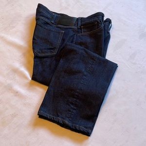 34 Heritage Courage mid rise straight Jeans - dark blue wash - 38